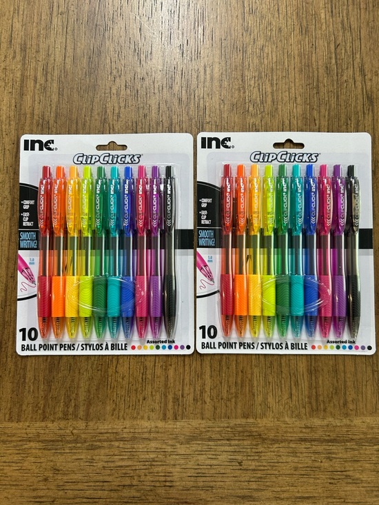 inc. Other - Inc ClipClicks 10-Pack Ballpoint Pens